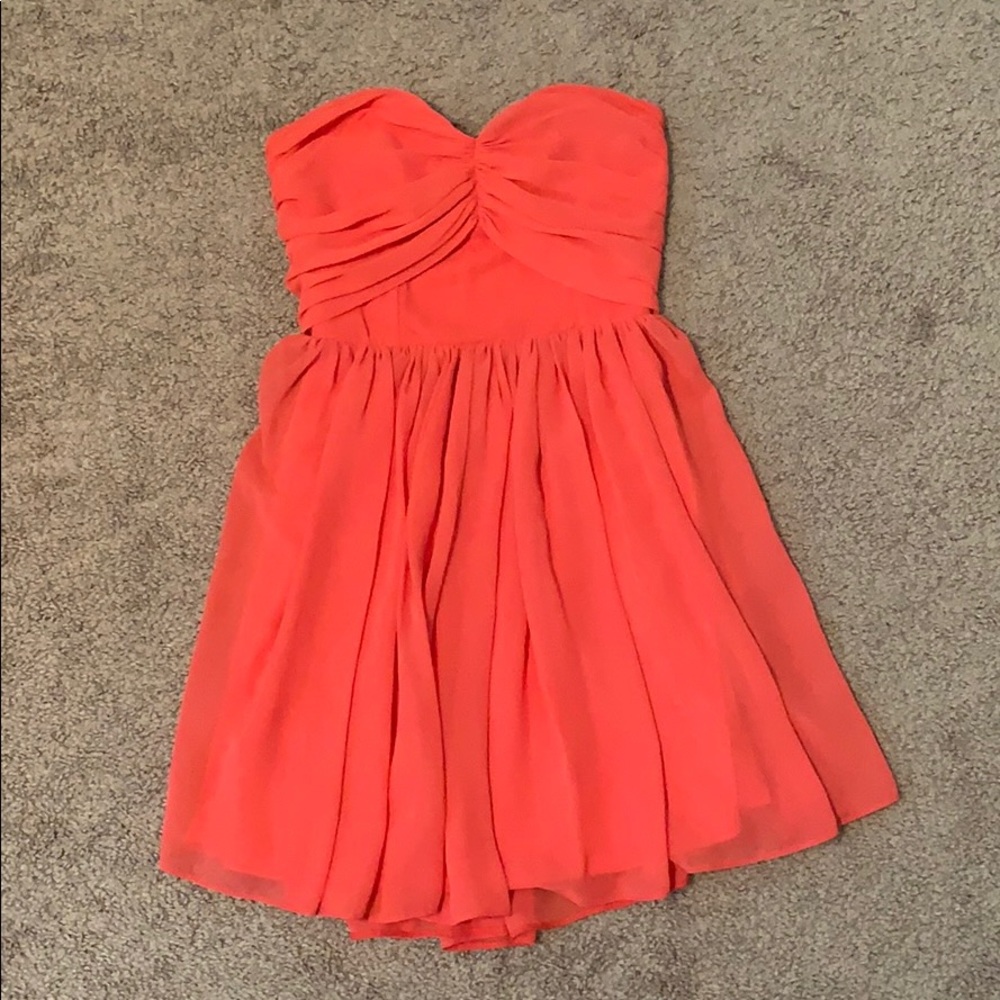 Coral dress